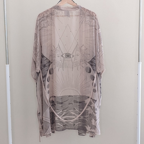 H&M Tops - Lunar, New Age Sheer Kimono, size medium